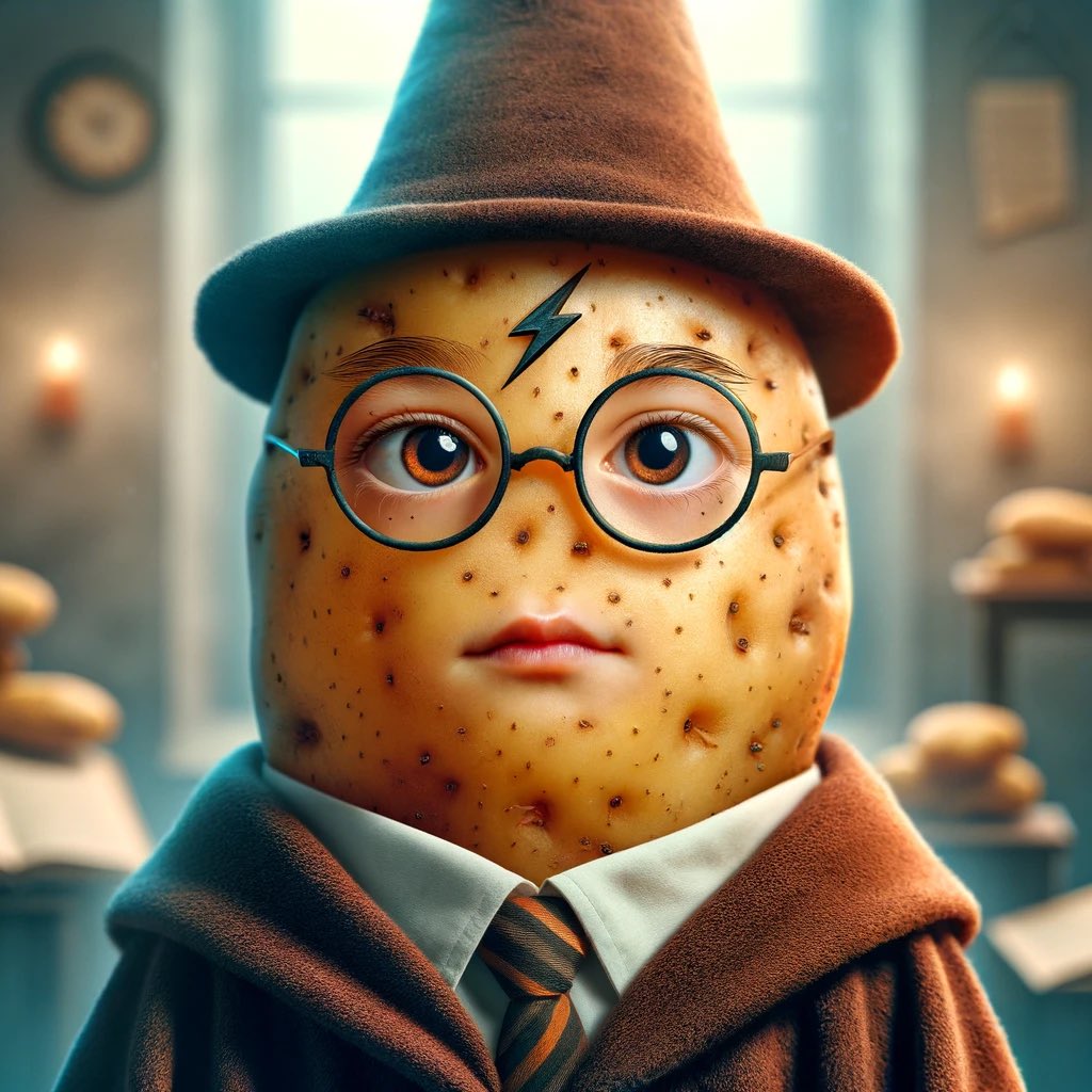 Introducing Harry Potato - made it on ChatGPT + Suno (my daughter directed it) suno.com/song/4ded3777-…
