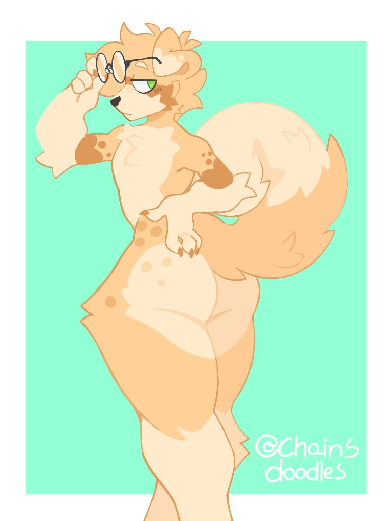 Look at that fluffy tail :3 - Com//m for @Natchfurry