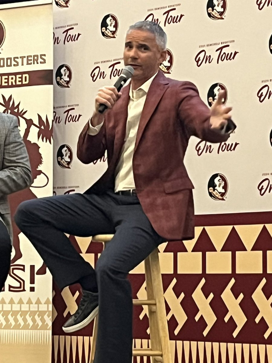 What a great #Nole night in Jax at the @SeminoleBooster event! I continue to be impressed with the leadership of our program and everything surrounding it. Quality time with quality people… @Coach_Norvell @StephenPonder @SeminoleAlford @jeffculhane @IngramSmith @KyleKashuck