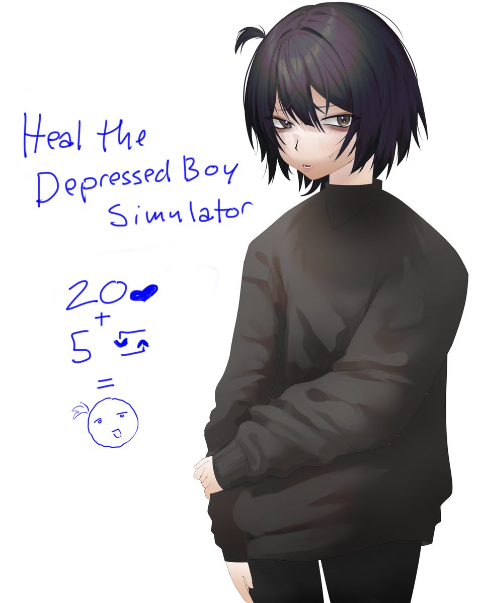 heal the depressed boy simulator