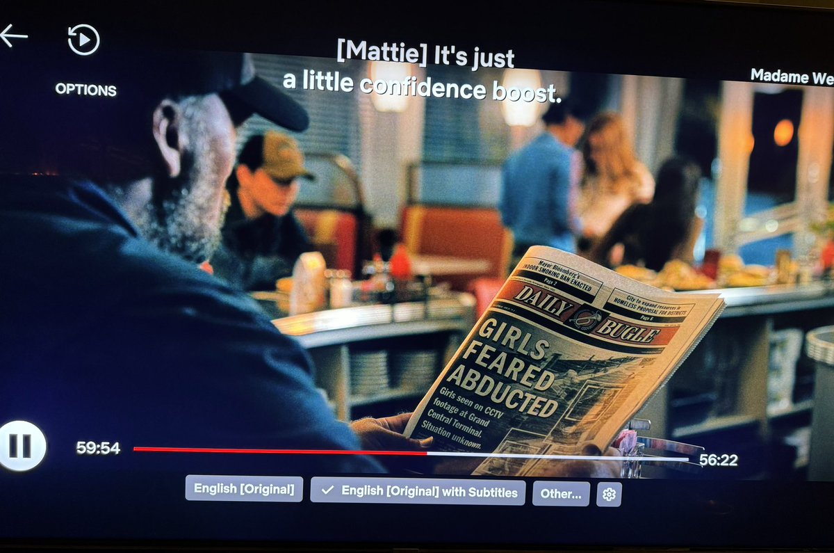 On the left is a photo I took of the Daily Bugle newspaper in the New York Post van that was in The Walking Dead: Dead City filming in Worcester last week. And on the right is a scene from Madame Web, which also had scenes filmed in Worcester! 😄

#TheWalkingDead #MadameWeb