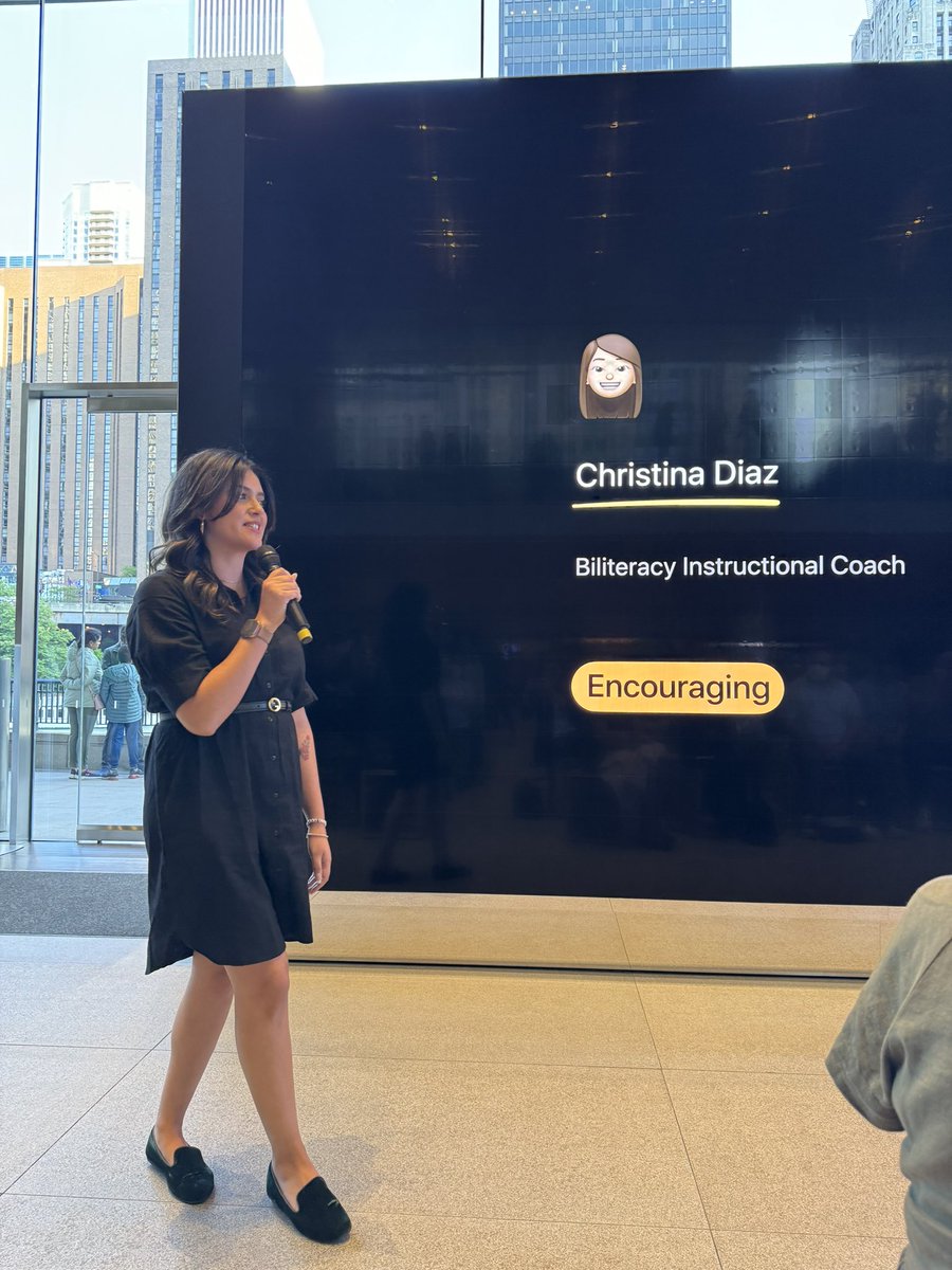 BilingualCDiaz's tweet image. #TodayatApple I joined fellow instructional coaches in sharing stories &amp;amp; artifacts from partnerships with teachers in our district, using knowledge we gained in the #AppleLearningCoach program. 

Thank you @ms_mendoza2022 for your partnership this year. 💕 #d100inspires