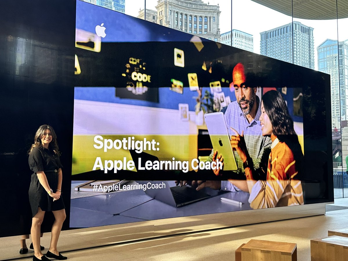 BilingualCDiaz's tweet image. #TodayatApple I joined fellow instructional coaches in sharing stories &amp;amp; artifacts from partnerships with teachers in our district, using knowledge we gained in the #AppleLearningCoach program. 

Thank you @ms_mendoza2022 for your partnership this year. 💕 #d100inspires