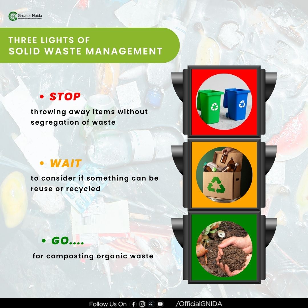 Three points of #Solid_Waste_Management

(1) STOP throwing away items without segregation of waste.

(2) WAIT to consider if something can be reuse or recycled.

(3) GO for composting of organic waste.

#GNIDA