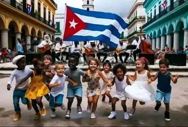 Me encanta esta imagen. Infancia feliz en #CubaEsPaz.