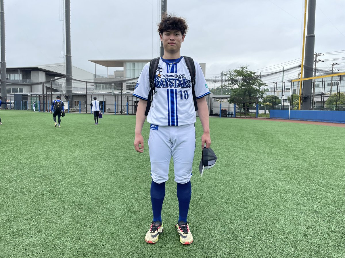 【ファーム情報】
ユニフォームパンツをショートスタイルに変更した #小園健太 選手👖✨

#DOCK
#baystars