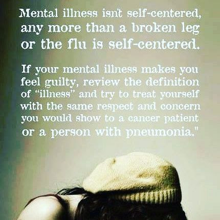 Remember, bipolar disorder is an illness. A mental illness.

'Treat yourself with the same respect and concern you would show to a cancer patient or a person with pneumonia.'

#mentalhealthawareness #mentalhealth #bipolarclub #bipolar #bipolardisorder