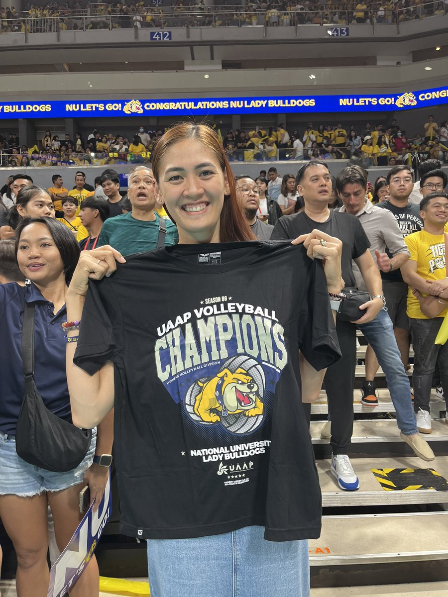 THE NU CHAMPIONSHIP SHIRT AVAILABILITY UPDATE as of 930am, May 16:

Shirts are NOW AVAILABLE ONLINE!

Visit: varsitylifestyleco.com/collections/nu…

#FuelingTheFuture
#NULadyBulldogs
#NationalU