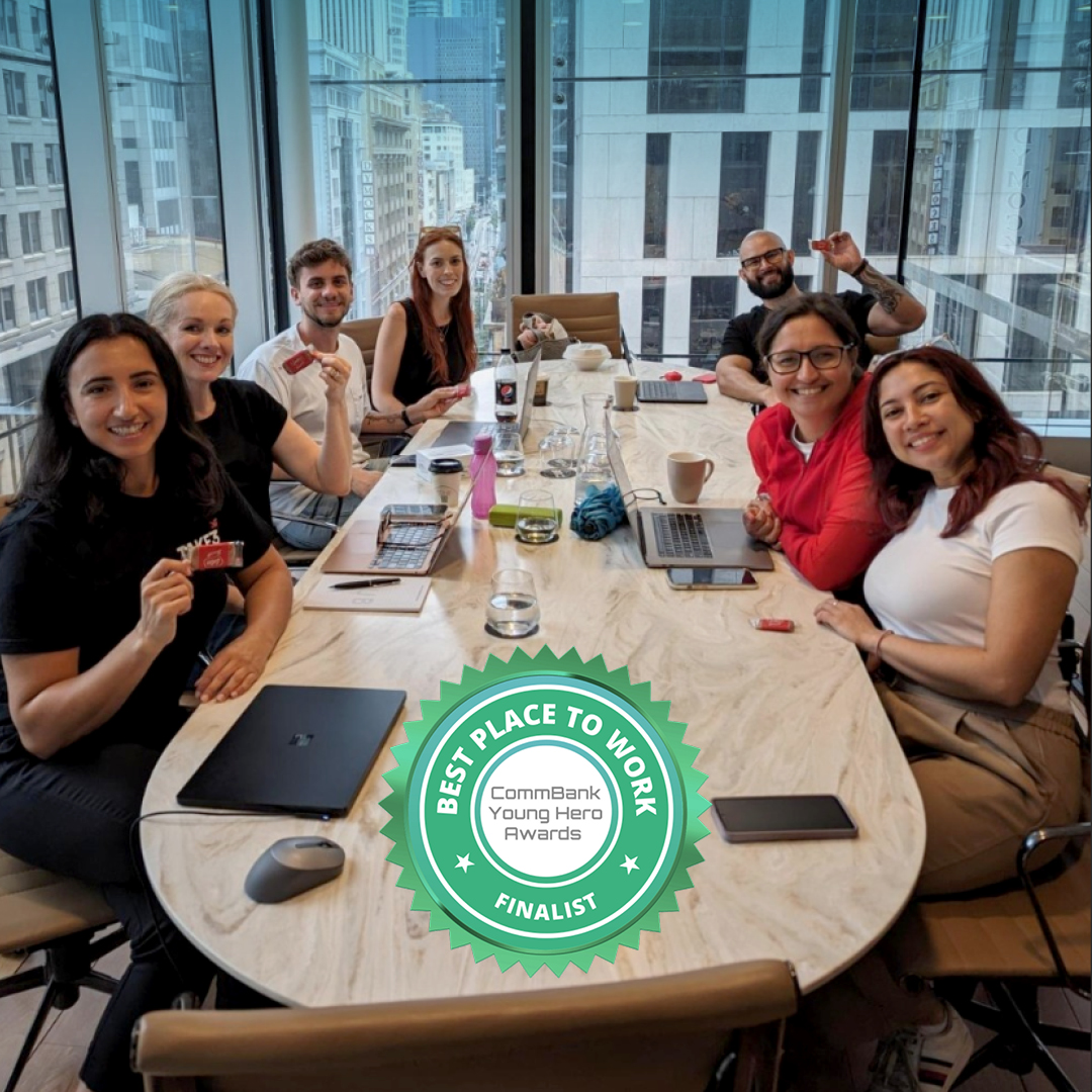 TOP 3, WOOHOO! 🎉 The Bubble Co. is a finalist in the 2024 @CommBank  Young Hero Awards for 'Best Place to Work'!

Flexibility, teamwork, growth, and encouragement – they're what we've been about since day dot.👏

#CommBankSmallBizWeek #remotework #workculture