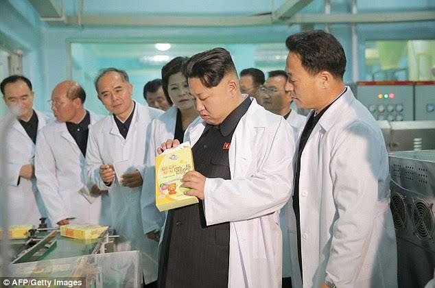A mulher assumiu mesmo o papel de Kim Jong-un bananeira.