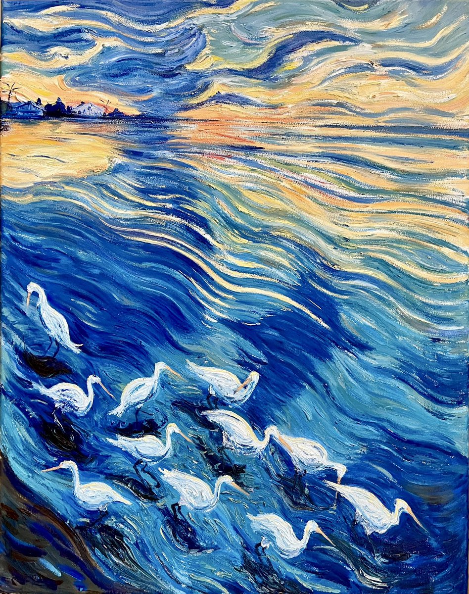 Painting No. 194
'Waltz of the Egrets'
May 15th, 2024

#painting #paintings #oilpainting #oilpaintings #oilpaintingoncanvas #art #artwork #artworks #keywest #keywestflorida #floridakeys #florida #ArtistOnTwitter #ArtistOnX