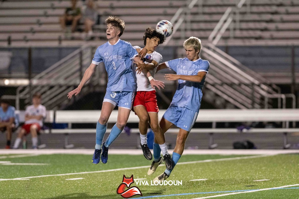 May 8, 2024 - In Varsity boys soccer action at Stone Bridge the same evening, Riverside won 3-2 in OT

See more from Anthony Wu here! bit.ly/44LtQ1p

<a href="/RVHS_Rampage/">Riverside Rampage</a>  <a href="/SBHS_Athletics/">SBHS Athletics</a>

You'll be playing head over heels with our sponsor @LoudounSc ⚽️🩵