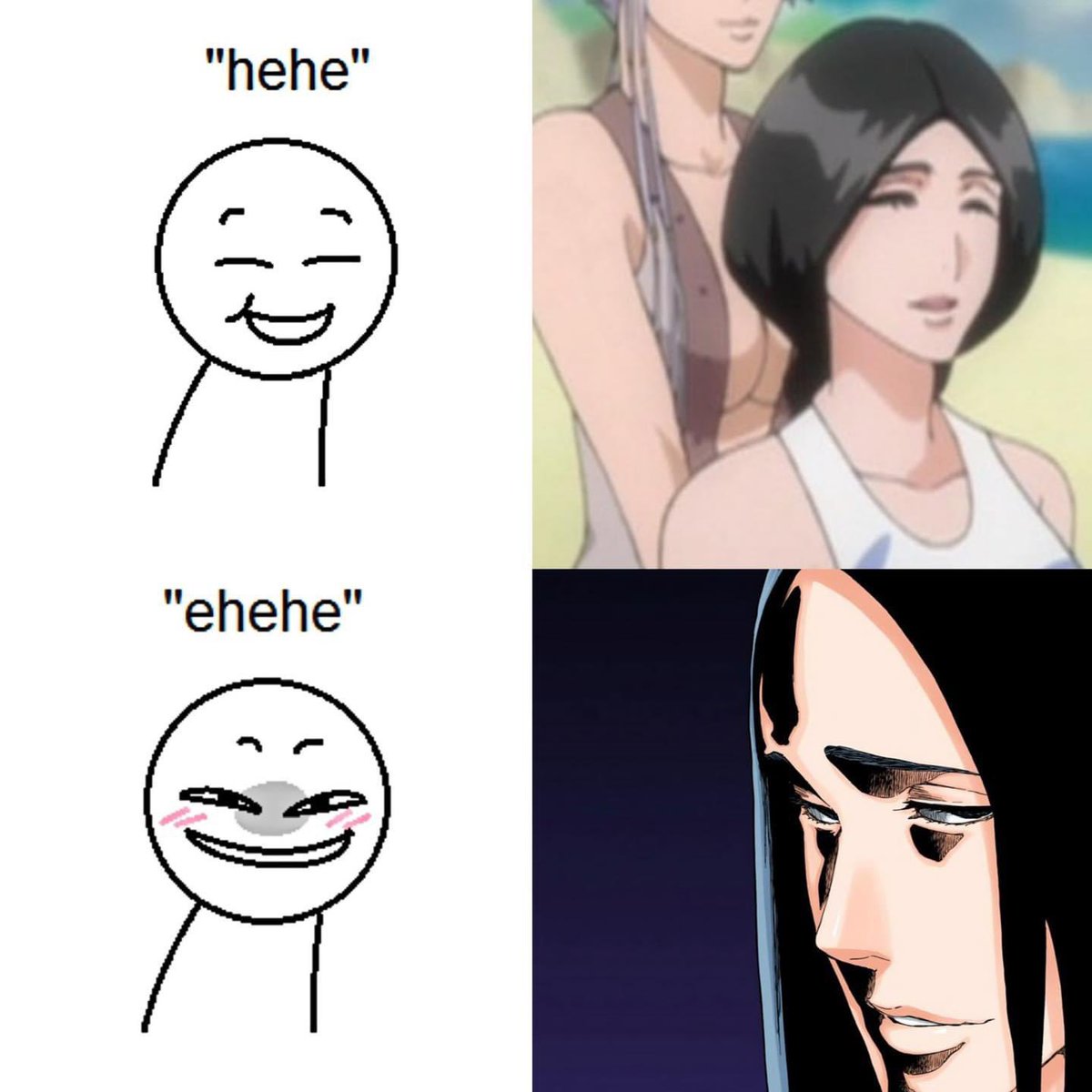 unohana has 2 unique smiles