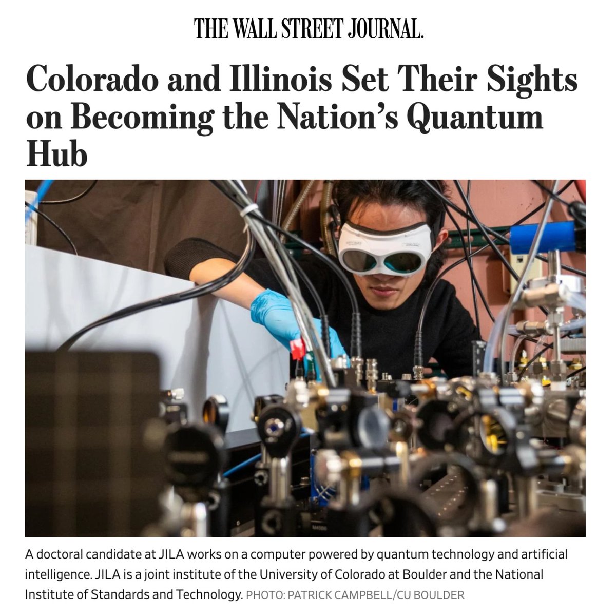 Quantum is bigger in the West — we have the jobs, talent, and business community — and are ready to be America’s next Quantum Hub. ow.ly/vFwF50RGLiZ