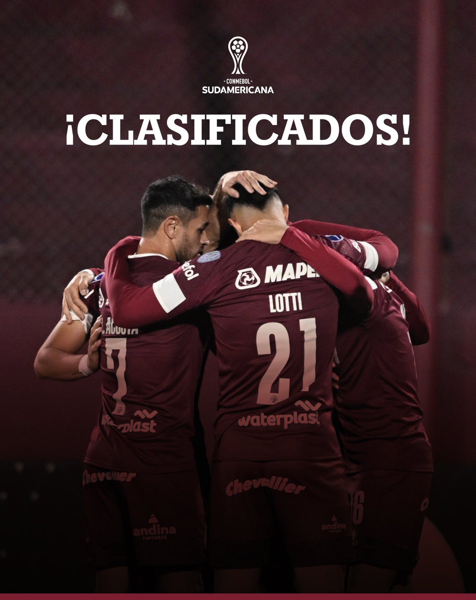 clublanus's tweet photo. 𝗬 𝗘𝗟 𝗚𝗥𝗔𝗡𝗔 𝗩𝗔 🇱🇻👊

CLASIFICADOS A OCTAVOS DE FINAL DE LA SUDAMERICANA 2024 🏆 https://t.co/ckMWoq8d4s