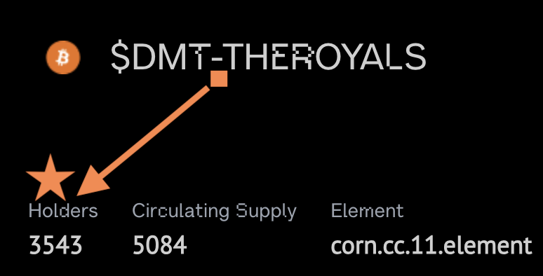 This is the difference in @TheRoyals_DMT and all other DMT projects up to this point. FAIR & WIDE distribution. So glad @kingpunkape & the team at @mscribeio kept pushing this new technology to get this right! #dmt #different #BuiltByBitcoin