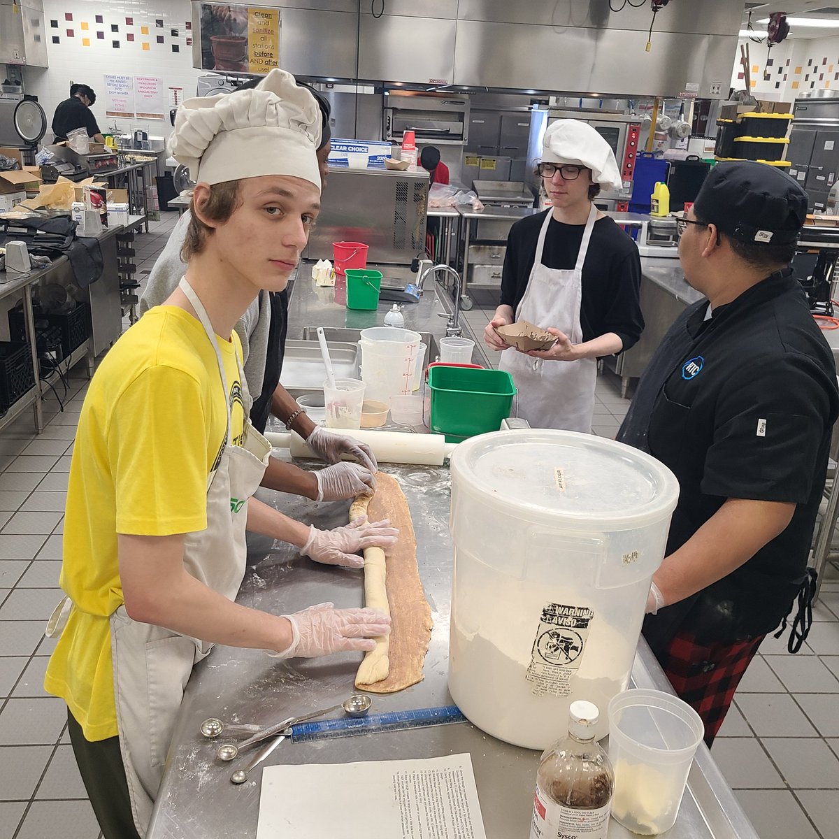 Small catering this morning for PLTW biomed science  presentations and then mise en place for advisory committee meeting tomorrow.   DHEC did their first check of the RTC Lunchbox & we're almost there.  #madeinprostart #CTEinSC @JimStill23 @rtcgwd @Gwd50Schools 

More pics FB/IG