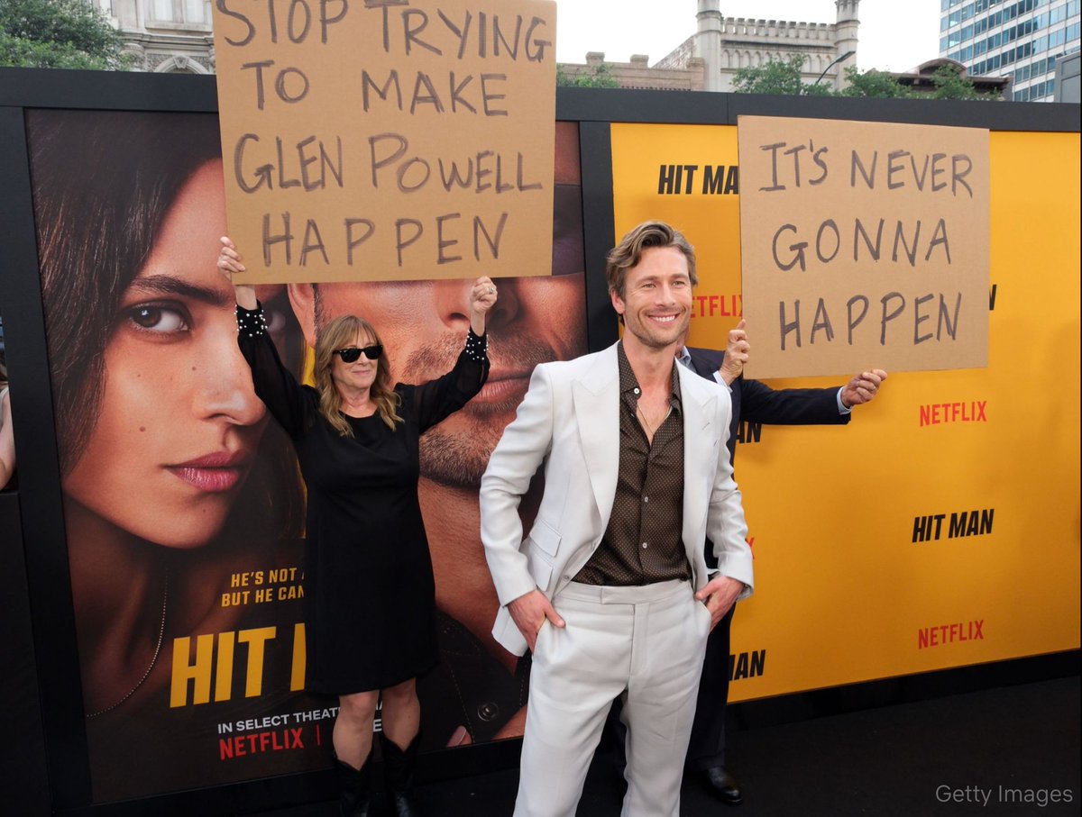 It's so sweet that Glen Powell invited his parents to the Hit Man premiere!