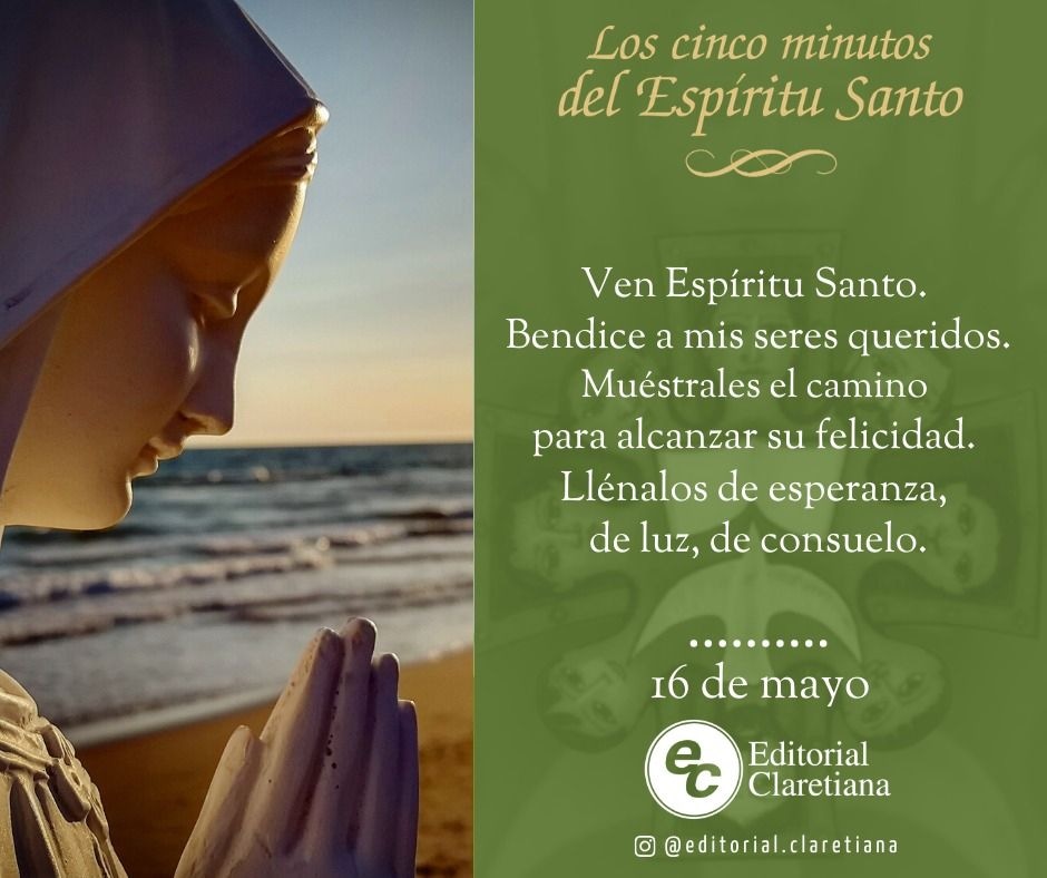 #CincoMinutos #EspírituSanto #VíctorManuelFernández #EditorialClaretiana #CincoMinutosES

instagram.com/reel/C7Alx_OrL…

facebook.com/10006474570464…