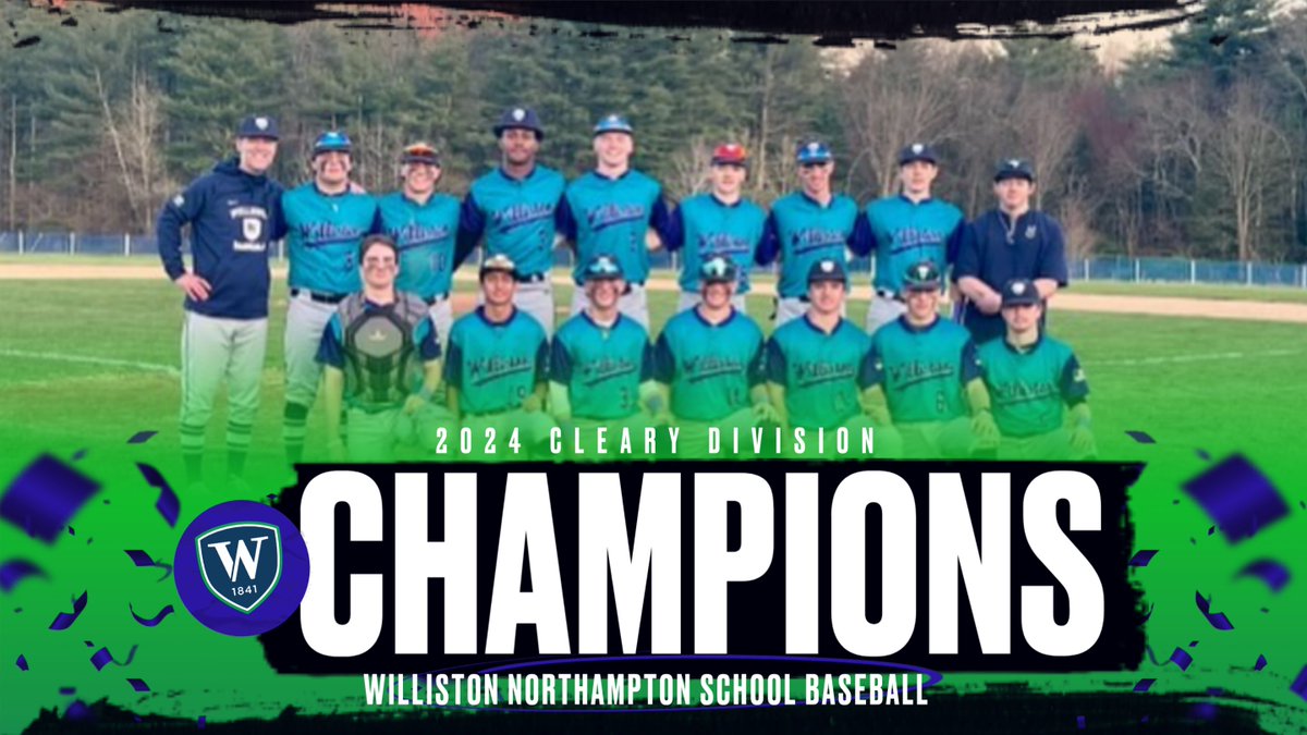 WNEPBL (@wnepbl) on Twitter photo Congrats to <a href="/Willistonteams/">Williston Athletics</a> varsity baseball team. The Wildcats are the 2024 Cleary Division Champs. #GreenAndBlue <a href="/NE_Baseball/">NE Baseball Journal</a> Congrats to <a href="/Willistonteams/">Williston Athletics</a> varsity baseball team. The Wildcats are the 2024 Cleary Division Champs. #GreenAndBlue <a href="/NE_Baseball/">NE Baseball Journal</a>