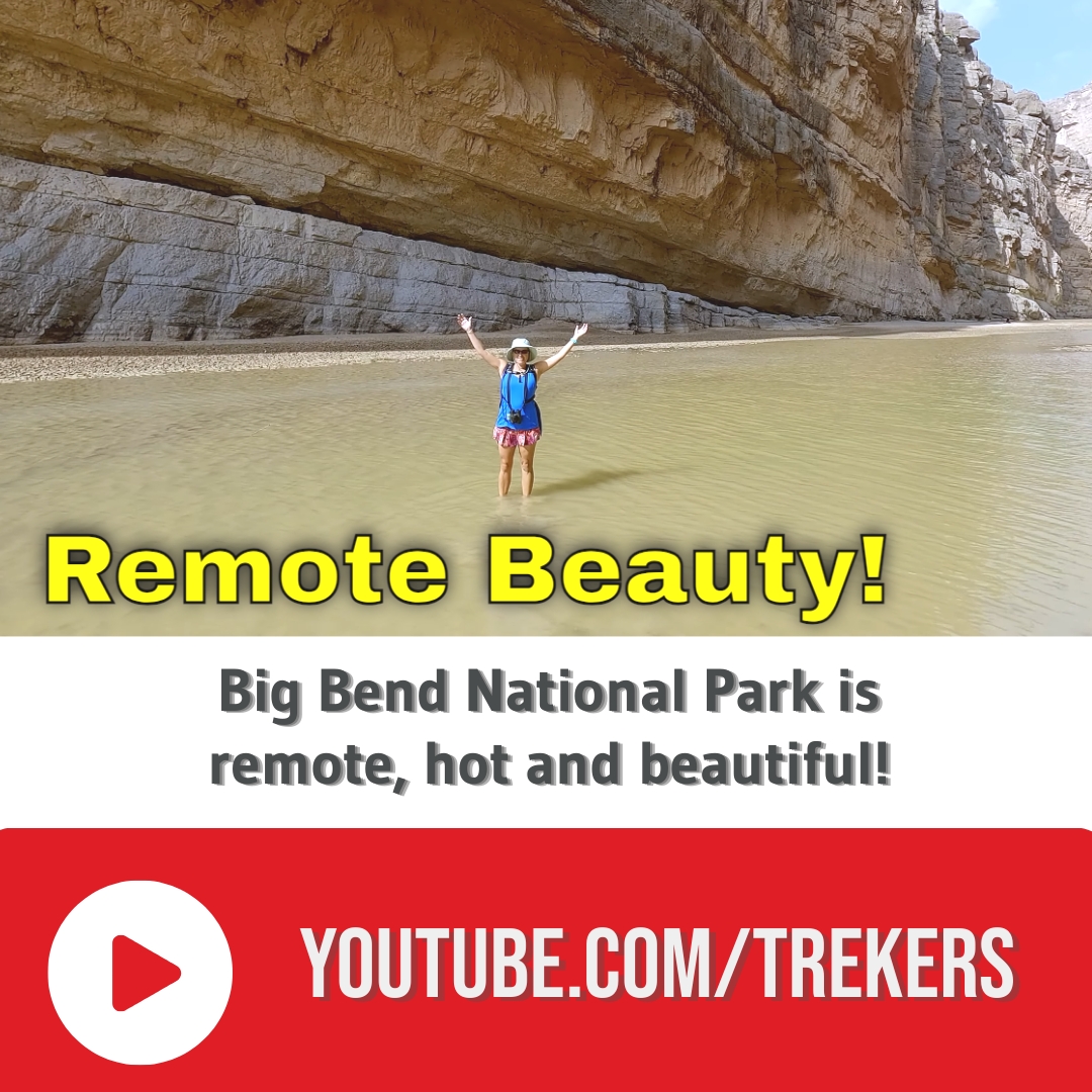 Big Bend National Park is for you if you want to see wildlife, beautiful mountainscapes, and some of the darkest skies you can get in the United States. And, as a bonus, you can walk into Mexico to get some great local food! Video: youtu.be/MQ6XlBmfFR0 #hikecampgo #texas