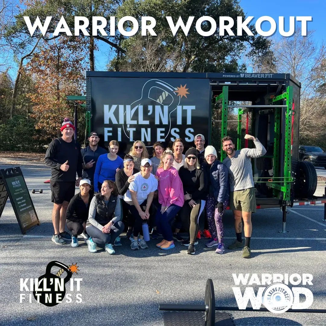 Join us for the Charleston Warrior Workout presented by Kill’n It Fitness and WarriorWOD! The workout: l8r.it/mIsc #WarriorWorkout #CommunityEvent #FitnessForHeroes