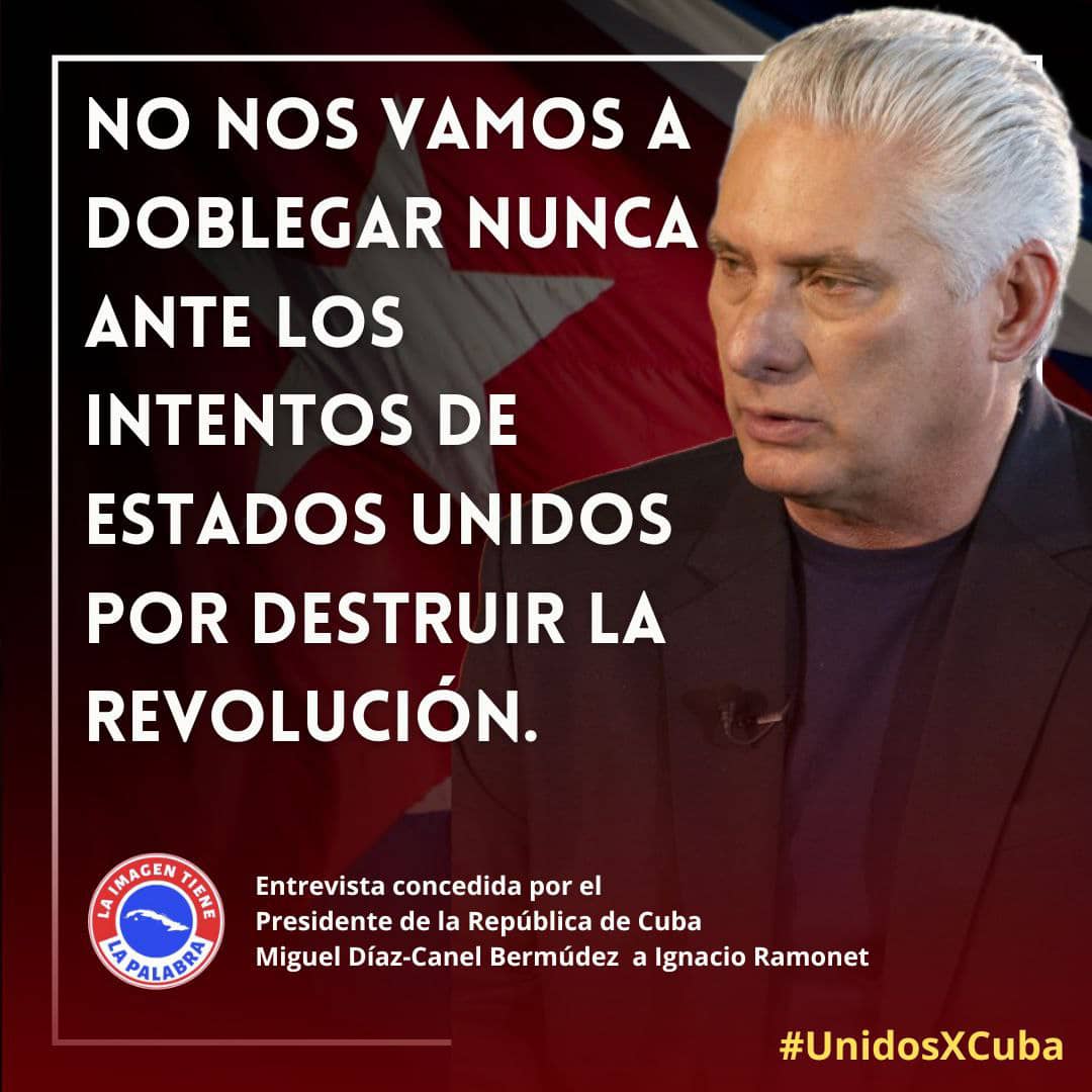 #UnidosXCuba defenderemos la #RevoluciónCubana #YoSigoAMiPresidente