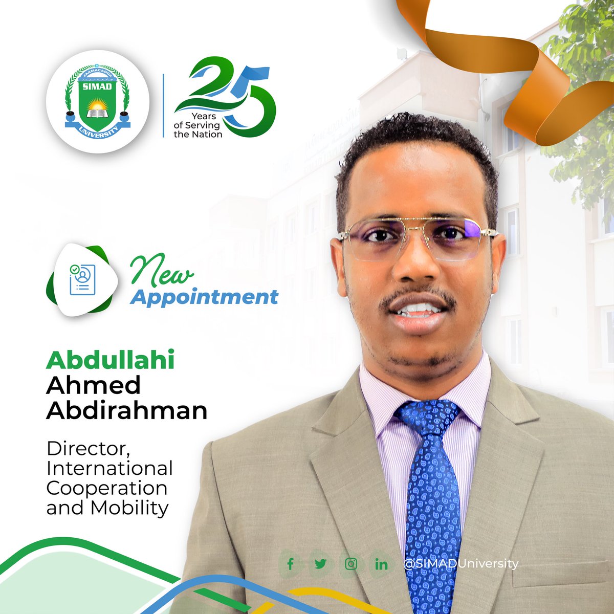 Congratulations to @AbdullahiAhmed_ on his appointment as the Director for International Cooperation! Your dedication and expertise are truly inspiring. We look forward to the positive impact you will continue to make in this new role.