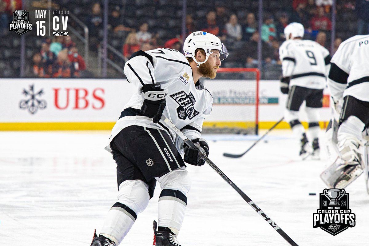 Game 1 of the Pacific Division Finals is on now ‼️
📺 AHLtv.com 
📻 ontarioreign.com/radio 

#AllAboard | #ONTvsCV