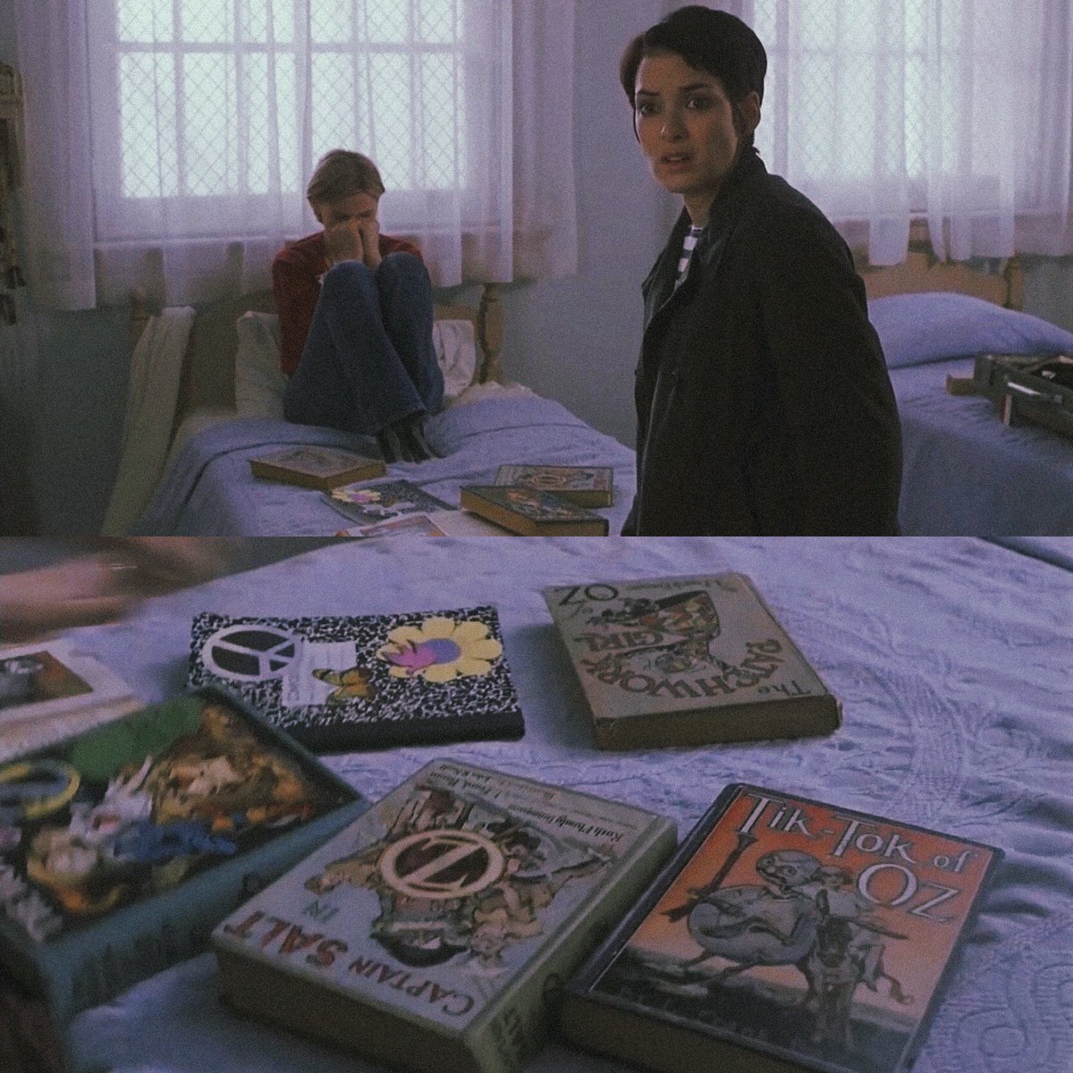 🎥 Girl, Interrupted (1999)
🎬 James Mangold
⭐️ Clea DuVall & Winona Ryder
📚 The Patchwork Girl of Oz by L. Frank Baum
#BooksInFilms #BooksInMovies #BooksOnScreen