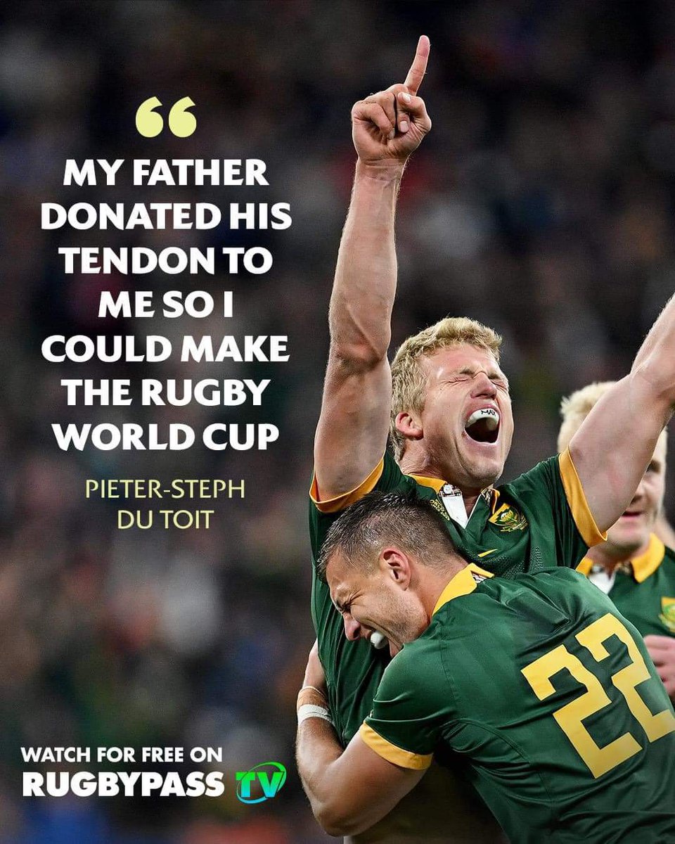 This family bond 🤯

Hear the full story as Jim Hamilton is joined by Pieter-Steph Du Toit in an exclusive walk and talk, now available on RugbyPass TV 📺

#BigJimPSDT
#GlobalSportsNews

©️ World Rugby