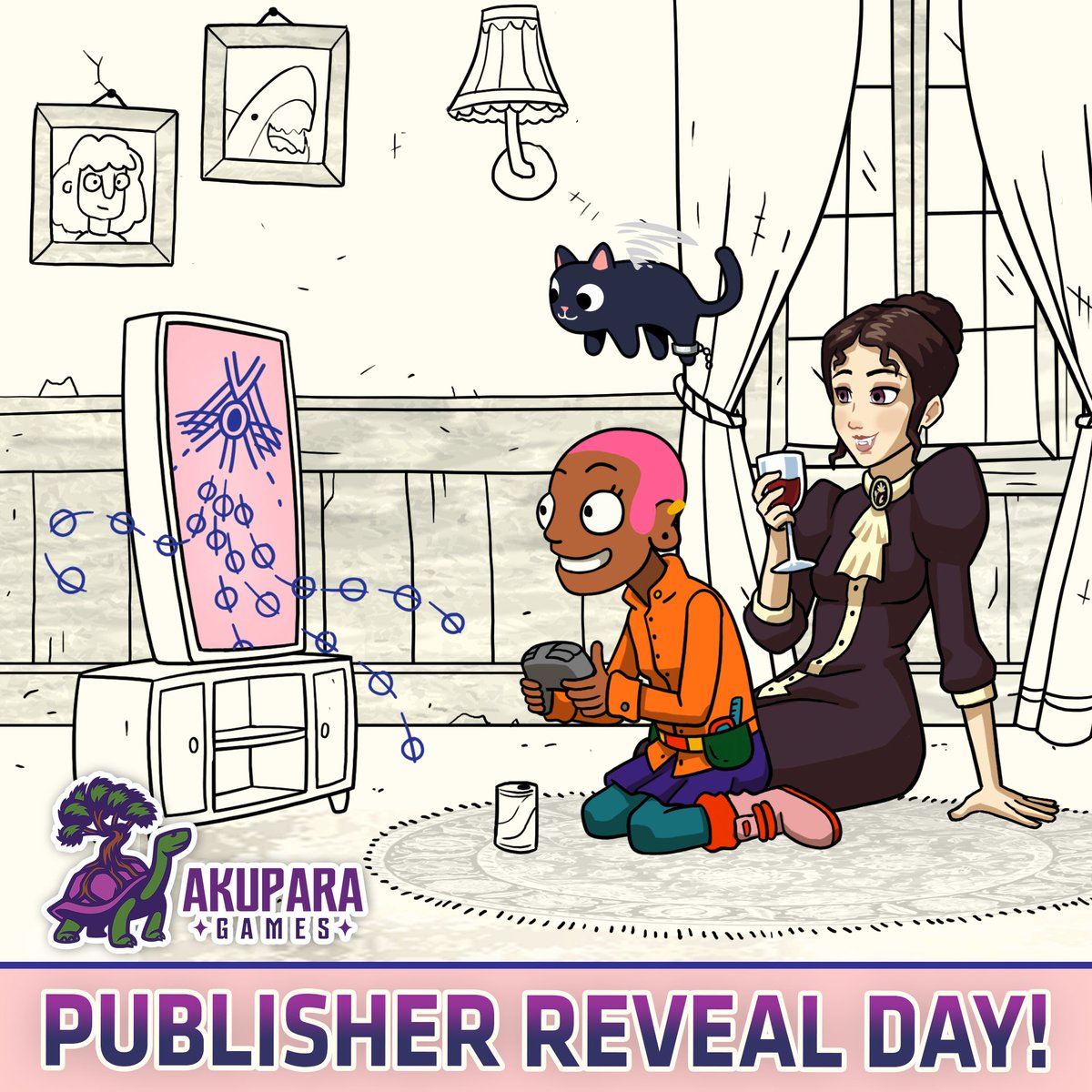 📣🔥 It's PUBLISHER REVEAL DAY! 🔥📣 We're excited to welcome ✨FOUR✨ new titles to the 🐢 Akupara publishing fam 💜 🩸 Cabernet by @PIntroverts 🐹 Nanomon by @moomoomang 📚 Welcome to Elk by @TripleTopping 📐 Ynglet by @Nifflas