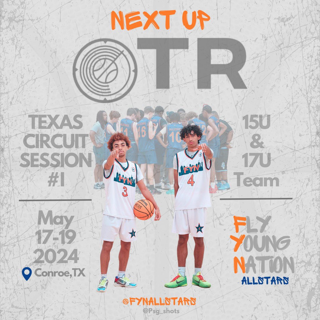 The FYN Allstars 17u and 15u will be playing this weekend at the first leg of the @TheTexasCircuit 
#liveperiod