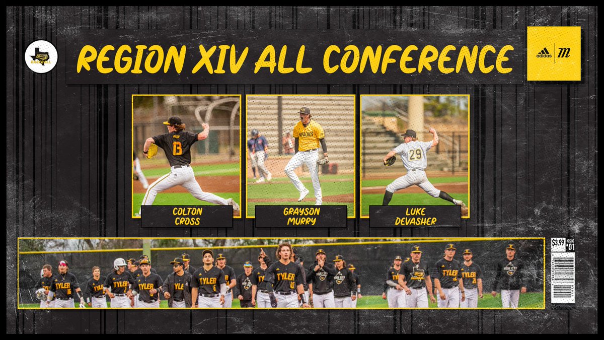 TJC Apache Baseball (@tjcbaseball) on Twitter photo Also being selected to the Region XIV North's All-Conference team is Sophomore <a href="/MurryGrayson/">grayson murry</a> & Freshmen <a href="/ColtonCross15/">Colton Cross</a> & <a href="/LukeDeVasher/">Luke DeVasher</a> #feathersup #moxie Also being selected to the Region XIV North's All-Conference team is Sophomore <a href="/MurryGrayson/">grayson murry</a> & Freshmen <a href="/ColtonCross15/">Colton Cross</a> & <a href="/LukeDeVasher/">Luke DeVasher</a> #feathersup #moxie