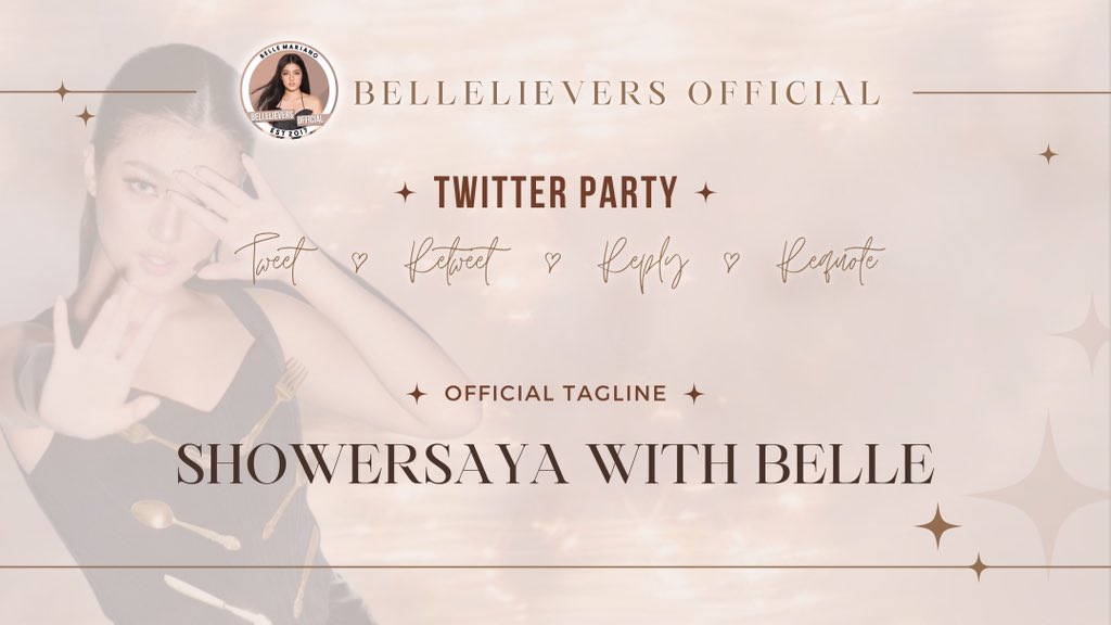 ⋆ ˚｡⋆୨ TWEET WITH US ୧⋆ ˚｡⋆ Maki-SHOWERSAYA at maki-trending party for Belle Mariano! SHOWERSAYA WITH BELLE ✨ #BelleMarianoForSafeguard #BelleMariano