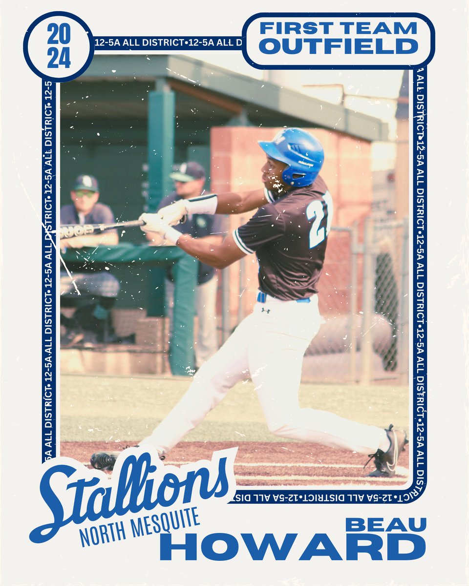 North Mesquite HS (@northmesquitehs) on Twitter photo Congratulations to our Stallion Baseball team, back to back Co-District Champions!
Our Stallions raked in some well deserved All District Honors, with Kaden Long named the 12-5A MVP and Miguel Perez as the 12-5A Newcomer!
<a href="/mesquiteisdATH/">Mesquite ISD Athletics</a> <a href="/NorthMesquiteBB/">North Mesquite Baseball</a>
#NorthsidePride Congratulations to our Stallion Baseball team, back to back Co-District Champions!
Our Stallions raked in some well deserved All District Honors, with Kaden Long named the 12-5A MVP and Miguel Perez as the 12-5A Newcomer!
<a href="/mesquiteisdATH/">Mesquite ISD Athletics</a> <a href="/NorthMesquiteBB/">North Mesquite Baseball</a>
#NorthsidePride