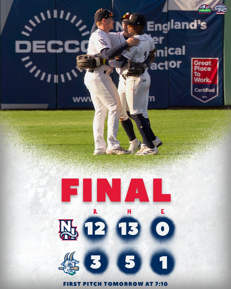 Hug me brotha! Big-time W evens the series in Hartford!🔒

Roden and Tirotta go yard, the crews churns out a seven-run sixth and Macko earns his first W!

#ScratchingtheSurface