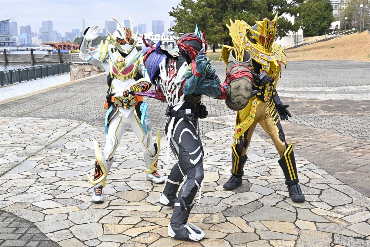 「#仮面ライダーガッチャード レジェンドでも充分祭りなエピソードだったけど、最終回」|ゆうれい小僧のイラスト