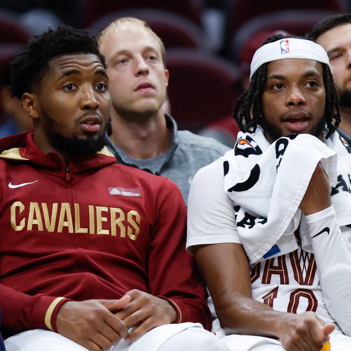 “Should Mitchell decide to stay long term… Garland’s representation, Klutch Sports CEO Rich Paul, would have a conversation with Cavs officials on potentially finding a new home for the one-time All-Star.” — @ShamsCharania, @joevardon and @ByJasonLloyd