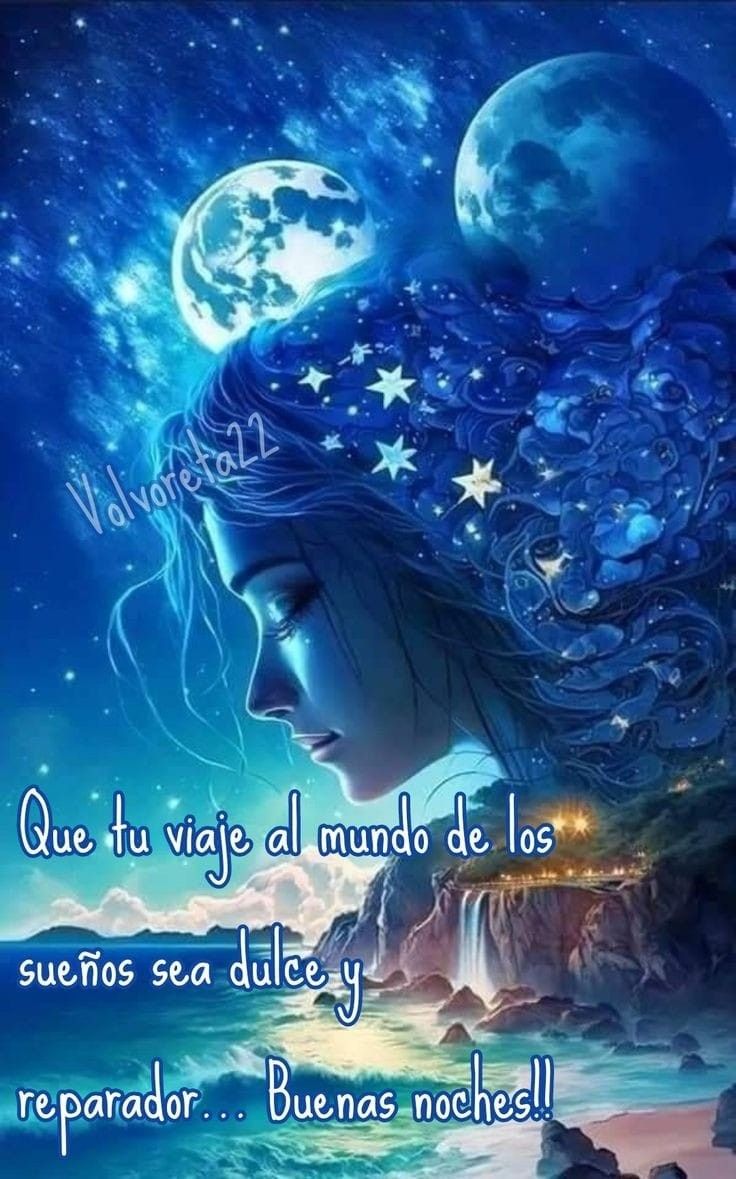 Buenas noches!! Para la gran familia twitter Es hora de dormir y viajar a ese mundo maravilloso donde todo es posible.✨✨✨🌜🌚