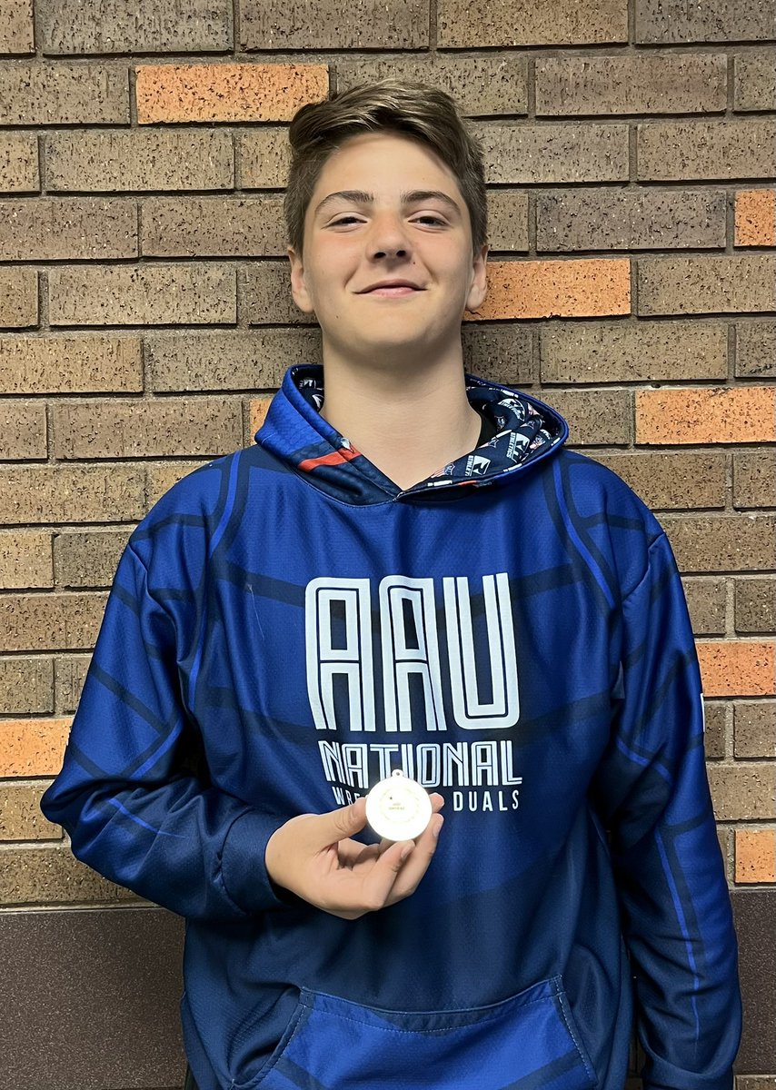 Congratulations to Mason for taking the Lakes Conference Championship in the 7th Grade Shot Put with a throw of 37 feet 9 inches. He was only 9 inches off the school record. Way to go Mason! <a href="/Spirit_LakeMS/">SpiritLakeMS</a> <a href="/SpiritLakeIA/">Spirit Lake Schools</a> <a href="/SpiritLakeTrack/">Spirit Lake Track & Field (Boys and Girls)</a>