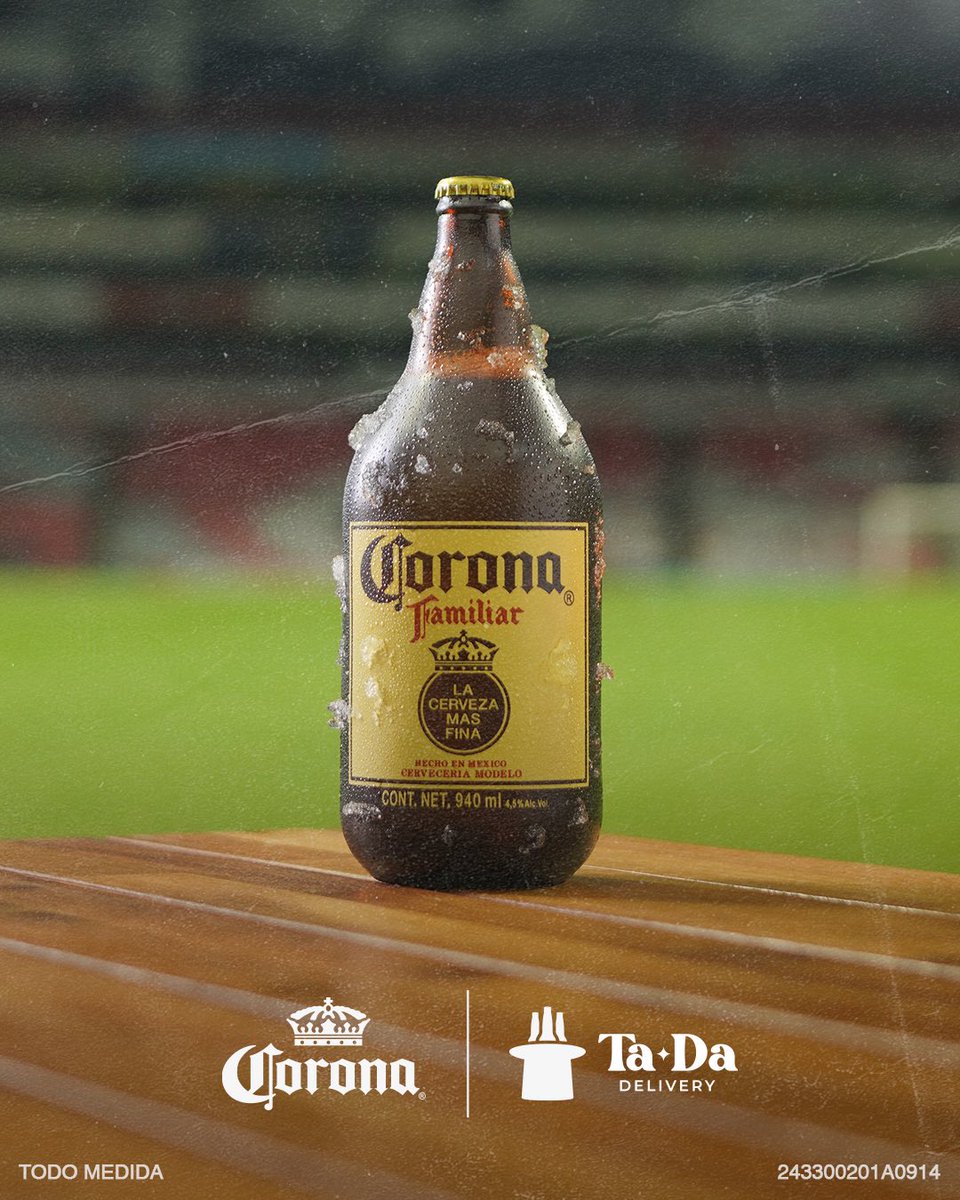 Para el clásico de México, la cerveza mexicana que ha callado bocas desde 1925. 👑 Pide la tuya con @TaDaDeliveryMX #CallandoBocas