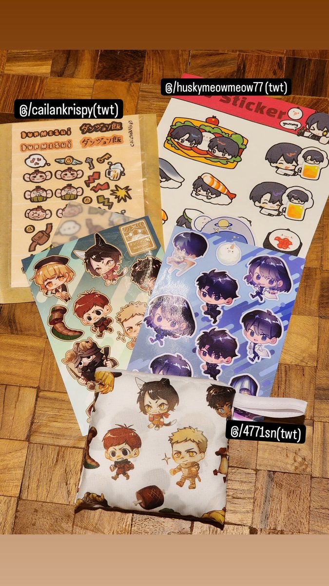 @Huskymeowmeow77 their orv arts are too cute, I can't😭🫶

@cailankrispy diy+dungeon meshi??? Omg sign me up👌

@4771sn YOUR SHOPPING BAG!!! actually bought the orv one too🤣 I'm so in love🫶🫶