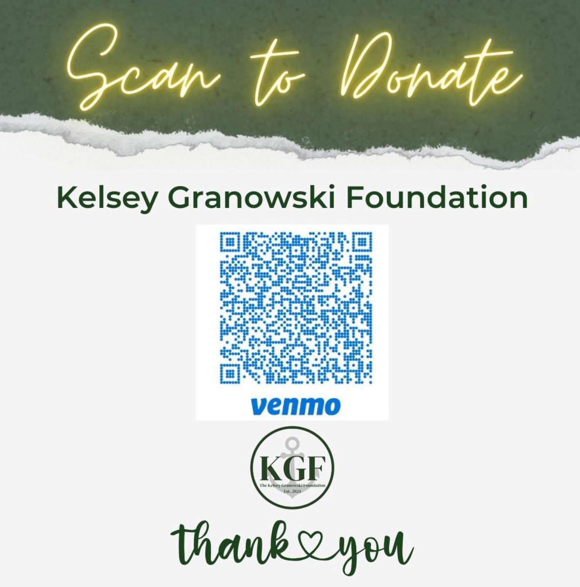 Tonight we were able to honor and dedicate our strike out cancer night to Kelsey Granowski in partnership with the Kelsey Granowski foundation. For more information, find them on Instagram: kelsey.granowski.foundation.