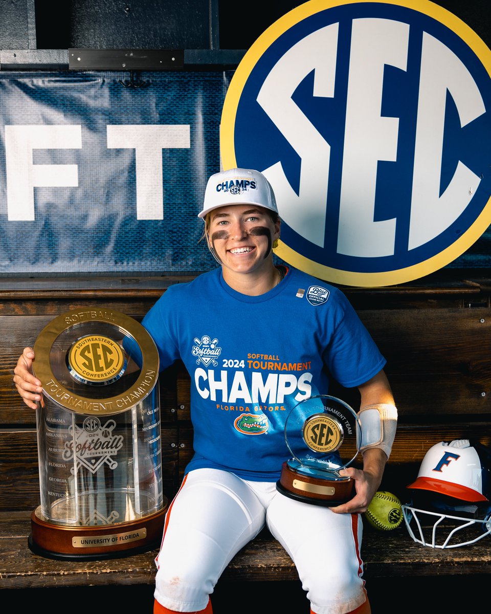 nothing beats the hardware shots 📸 @GatorsSB x #SECTourney