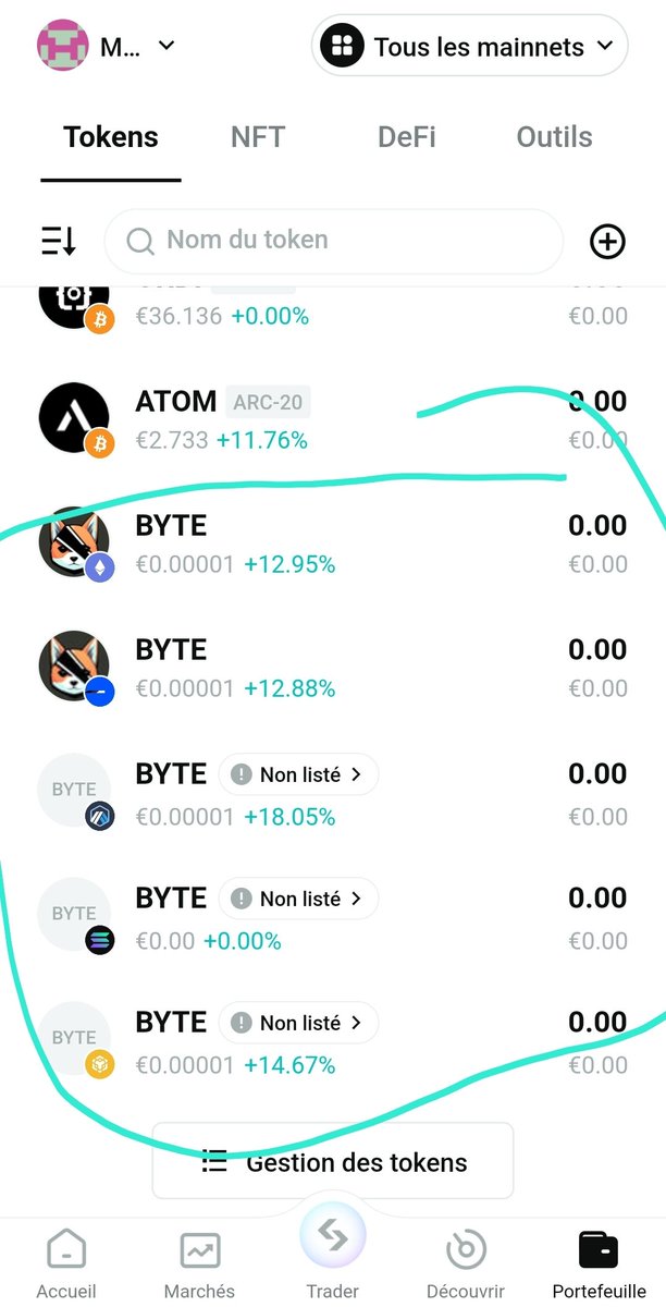 Wow you can also trade @Byte_Erc20 on it's 5 chains right on the @BitgetWallet ❤️ Next step is being able to trade $BYTE on @bitgetglobal what do you think @GracyBitget ? Anybody with access to Grok go ask about Elon's ai dog. Biggest and strongest narrative in #memecoin