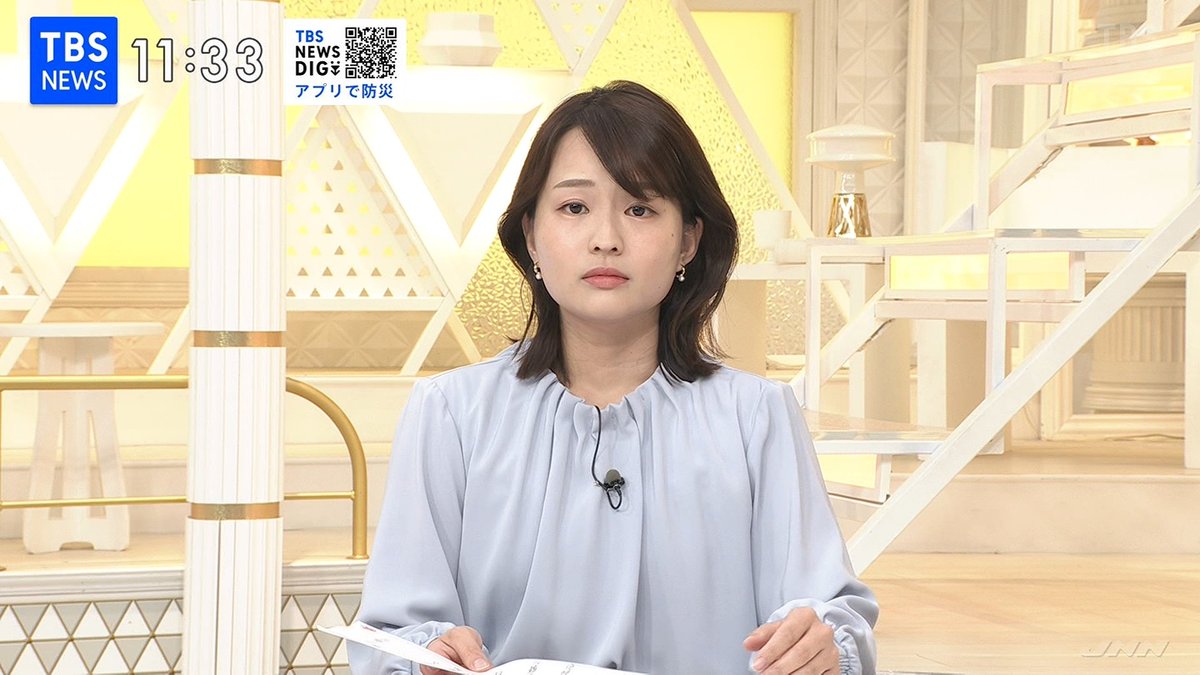 TBS NEWS＠篠原梨菜アナ