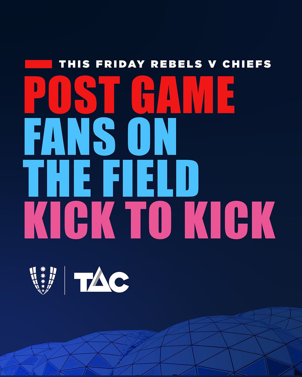 🏟️ Get out on @AAMI Park for a kick with your friends. 🏉 Always wanted to meet your rugby heroes? Now is your chance! 📷 Don't forget to get a photo on the field.   Members and fans are welcome on the field after the match on Friday Night and will start after the second siren.