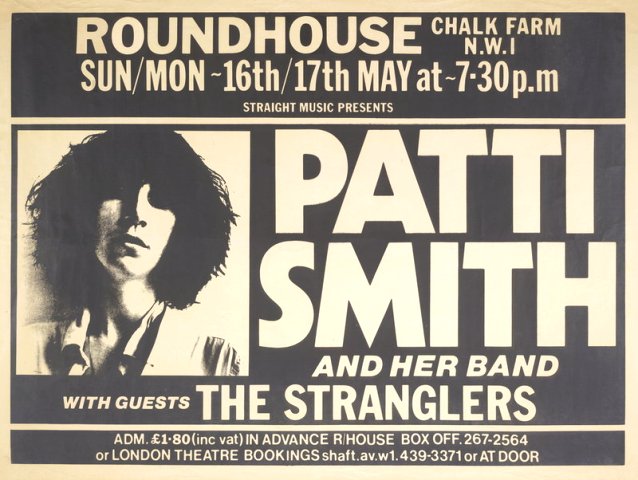 48 years ago today
A few months after the release of her debut album Horses, Patti Smith made her UK debut on May 16, 1976 on two nights at the Roundhouse in Camden, supported by The Stranglers

📸 Chalkie Davies

#punkrock #pattismith #womenofpunk #history #punkrockhistory #otd
