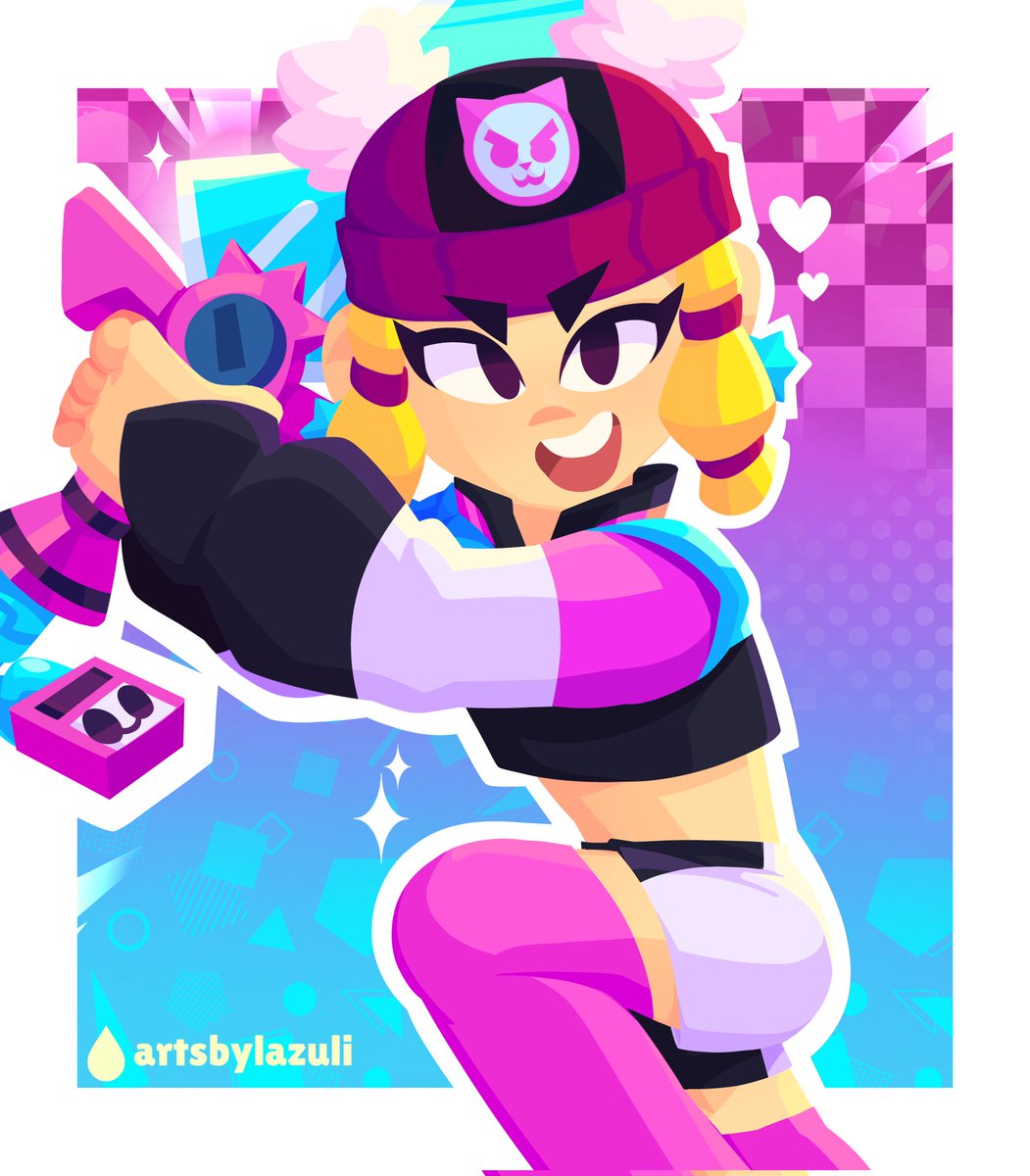 bibi gamer 🎮✨
#BrawlStars #BrawlStarsArt